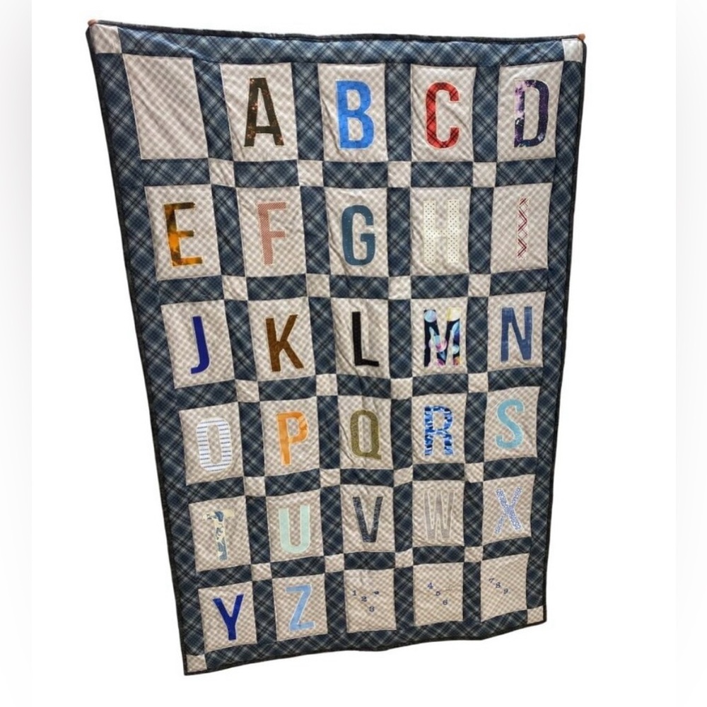 Handmade Baby Alphabet Quilt